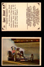 1965 Donruss Spec Sheet Vintage Hot Rods Trading Cards You Pick Singles #1-66 #29  - TvMovieCards.com
