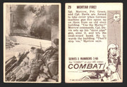 1963 Combat Series I Donruss Selmur Vintage Card You Pick Singles #1-66 29   Mortar Fire!  - TvMovieCards.com