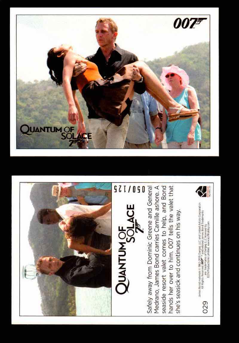 James Bond Archives Quantum of Solace Gold Parallel You Pick Single Cards #1-90 #29  - TvMovieCards.com