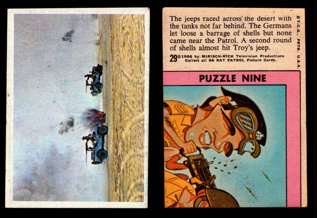 Rat Patrol 1966 Topps Vintage Card You Pick Singles #1-66 #29  - TvMovieCards.com