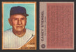 1962 Topps Baseball Trading Card You Pick Singles #1-#99 VG/EX #	29 Casey Stengel - New York Mets  - TvMovieCards.com