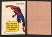 1967 Philadelphia Gum Marvel Super Hero Stickers Vintage You Pick Singles #1-55 29   Spider-Man - But mother I'm too old for dancing lessons!  - TvMovieCards.com