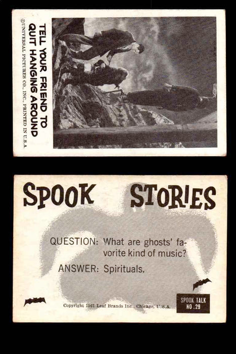 1961 Spook Stories Series 1 Leaf Vintage Trading Cards You Pick Singles #1-#72 #29  - TvMovieCards.com