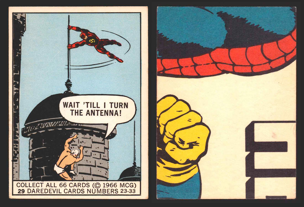 1966 Marvel Super Heroes Donruss Vintage Trading Cards You Pick Singles #1-66 #29  - TvMovieCards.com