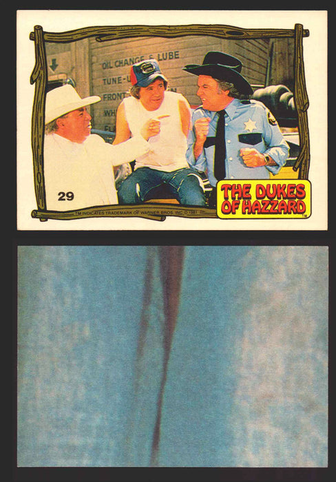 1983 Dukes of Hazzard Vintage Trading Cards You Pick Singles #1-#44 Donruss 29   Boss Couter and Roscoe  - TvMovieCards.com