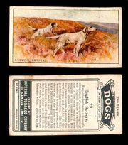 1925 Dogs 2nd Series Imperial Tobacco Vintage Trading Cards U Pick Singles #1-50 #29 English Setters  - TvMovieCards.com