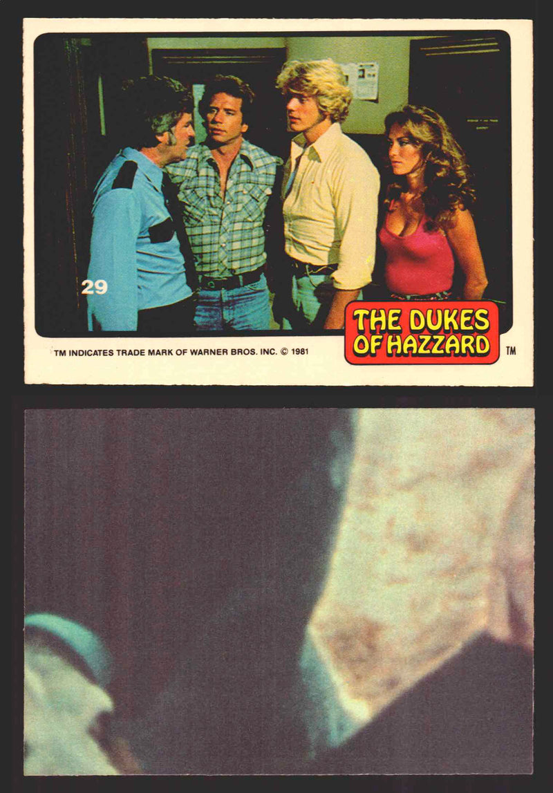 1981 Dukes of Hazzard Sticker Trading Cards You Pick Singles #1-#66 Donruss 29   Sheriff Roscoe Luke Bo & Daisy  - TvMovieCards.com