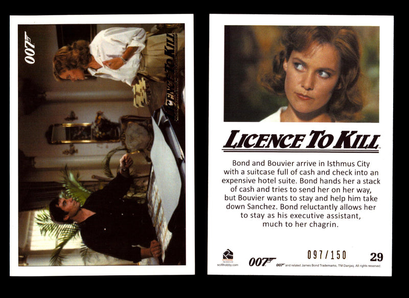 James Bond Classics 2016 Licence To Kill Gold Foil Parallel Card You Pick Single #29  - TvMovieCards.com