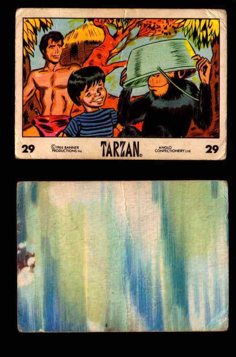 1966 Tarzan Banner Productions Vintage Trading Cards You Pick Singles #1-66 #29  - TvMovieCards.com