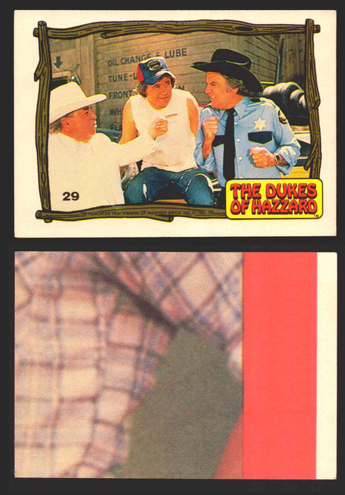 1983 Dukes of Hazzard Vintage Trading Cards You Pick Singles #1-#44 Donruss 29B   Boss Couter and Roscoe  - TvMovieCards.com