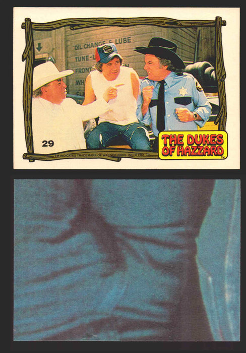 1983 Dukes of Hazzard Vintage Trading Cards You Pick Singles #1-#44 Donruss 29C   Boss Couter and Roscoe  - TvMovieCards.com