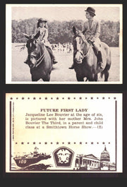 1963 John F. Kennedy JFK Rosan Trading Card You Pick Singles #1-66 2   Future First Lady  - TvMovieCards.com