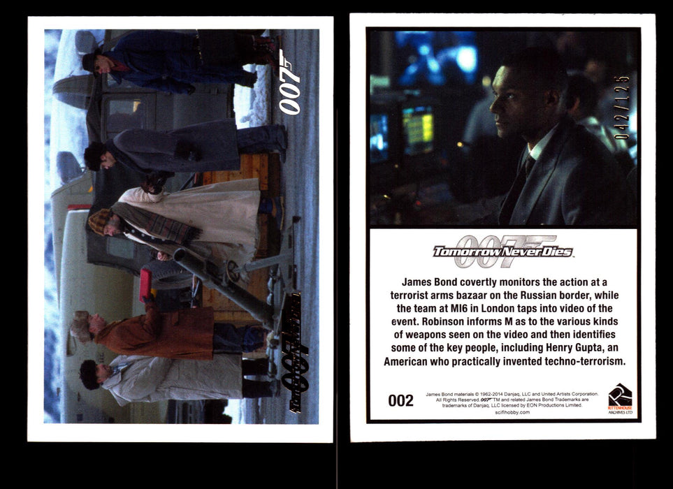James Bond Archives 2014 Tomorrow Never Dies Gold Parallel Card You Pick Singles #2  - TvMovieCards.com