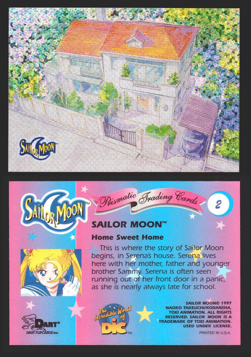 1997 Sailor Moon Prismatic You Pick Trading Card Singles #1-#72 No Cracks 2   Home Sweet Home  - TvMovieCards.com