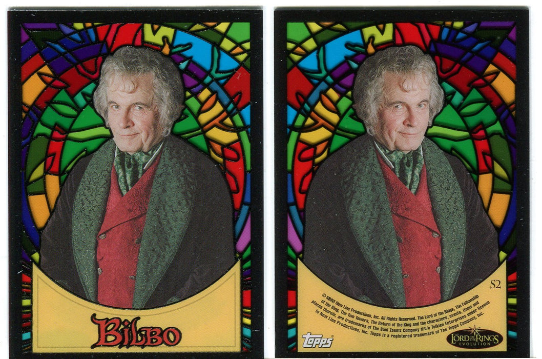 Lord of the Rings Evolution Stained Glass S1-S10 Chase Card You Pick Singles S2  - TvMovieCards.com