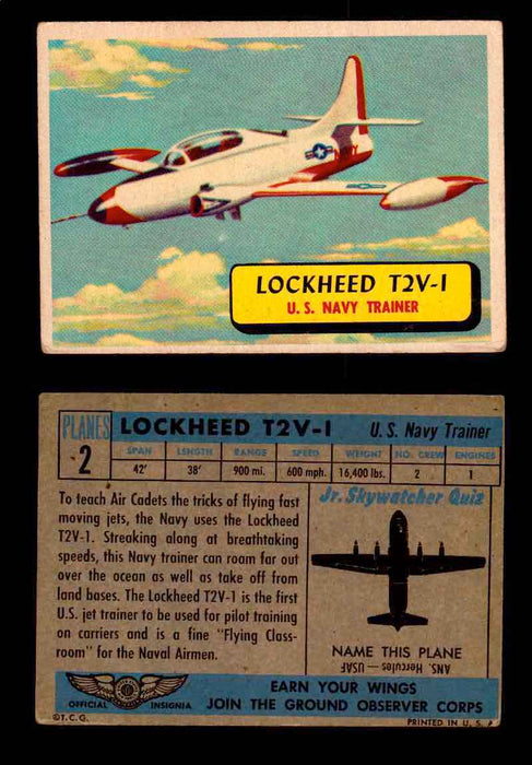1957 Planes Series I Topps Vintage Card You Pick Singles #1-60 #2  - TvMovieCards.com
