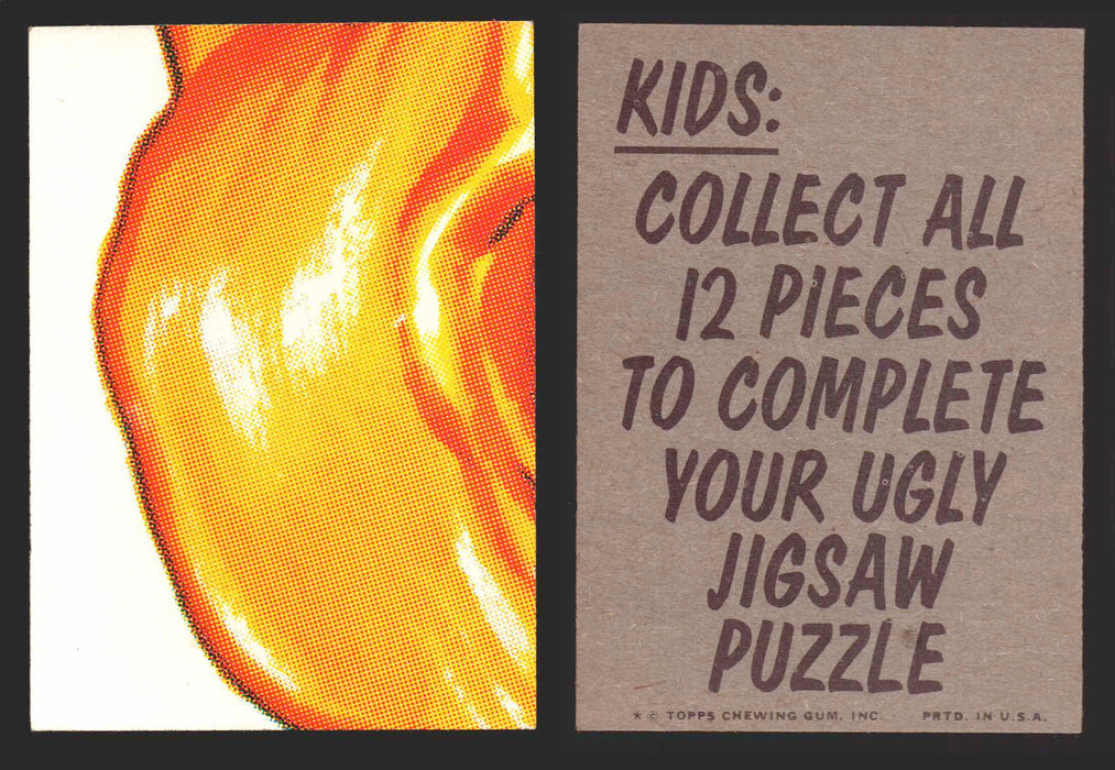 1973-74 Ugly Stickers Tan Back Puzzle Trading Card You Pick Singles #1-12 Topps #2  - TvMovieCards.com