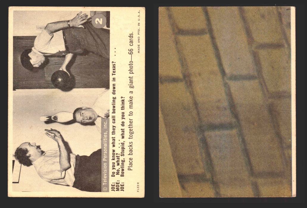 1966 Three 3 Stooges Fleer Vintage Trading Cards You Pick Singles #1-66 #2  - TvMovieCards.com