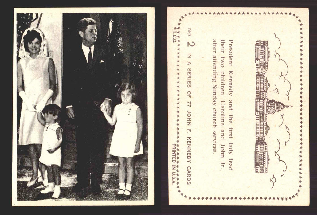 1964 The Story of John F. Kennedy JFK Topps Trading Card You Pick Singles #1-77 #2  - TvMovieCards.com