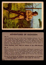1957 Adventures of Radisson (Tomahawk) TV Vintage Card You Pick Singles #1-50 #2  - TvMovieCards.com