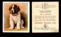 1936 Godfrey Phillips "Our Puppies" Tobacco You Pick Singles Trading Cards #1-30 #2 The St. Bernard  - TvMovieCards.com