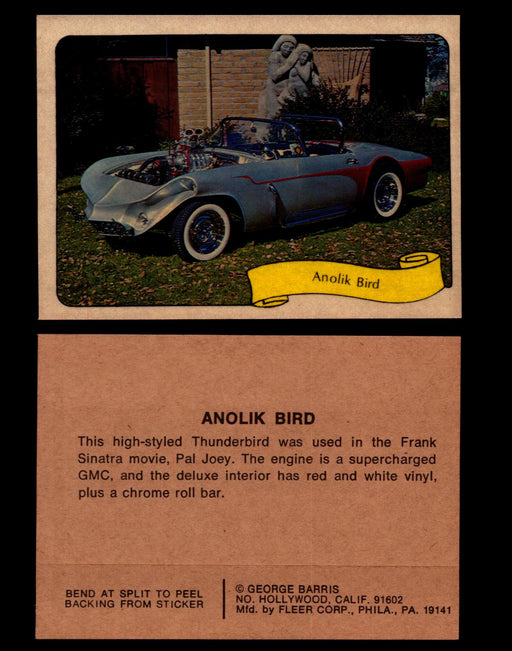 Kustom Cars - Series 2 George Barris 1975 Fleer Sticker Vintage Cards You Pick S #2 Ala Kart  - TvMovieCards.com