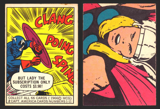 1966 Marvel Super Heroes Donruss Vintage Trading Cards You Pick Singles #1-66 #2  - TvMovieCards.com