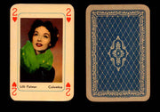 Vintage Hollywood Movie Stars Playing Cards You Pick Singles 2 - Heart - Lilli Palmer  - TvMovieCards.com