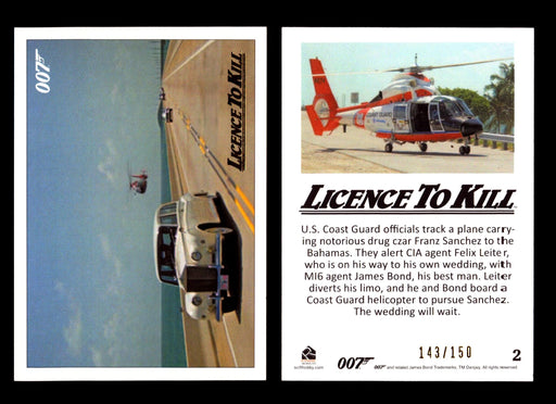 James Bond Classics 2016 Licence To Kill Gold Foil Parallel Card You Pick Single #2  - TvMovieCards.com