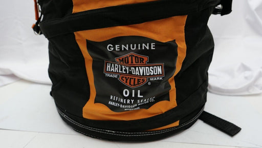 New! Harley Davidson Motor Oil Can Style Collapsible Cooler Round Insulated Bag   - TvMovieCards.com