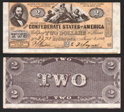 1962 Civil War News A&BC Trading Card You Pick Single Currency $1000 $500 Two Dollars (Richmond   June 2   1962   No. 2473)  - TvMovieCards.com