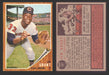 1962 Topps Baseball Trading Card You Pick Singles #300-#399 VG/EX #	307 Mudcat Grant - Cleveland Indians  - TvMovieCards.com