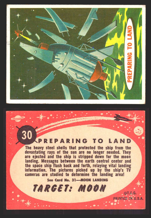 Space Cards Target Moon Cards Topps Trading Cards #1-88 You Pick Singles 30   Preparing to Land  - TvMovieCards.com