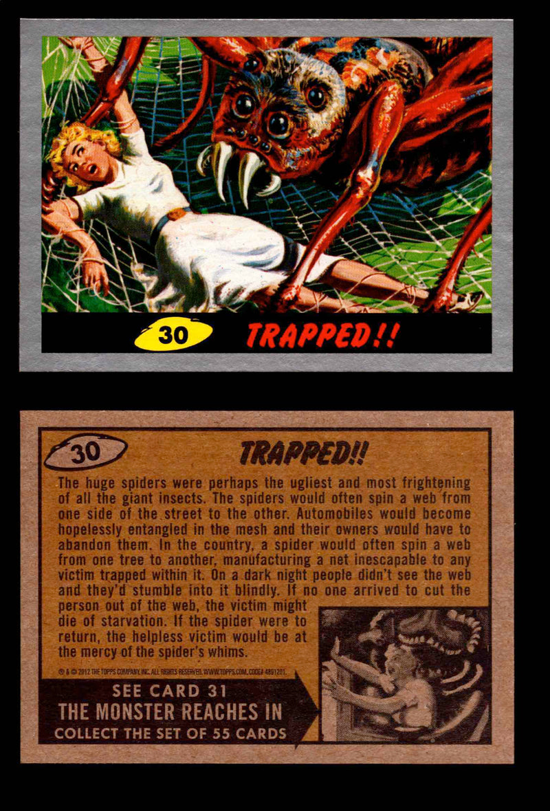 2012 Mars Attacks Silver Parallel You Pick Single Trading Card #1-55 Topps   - TvMovieCards.com
