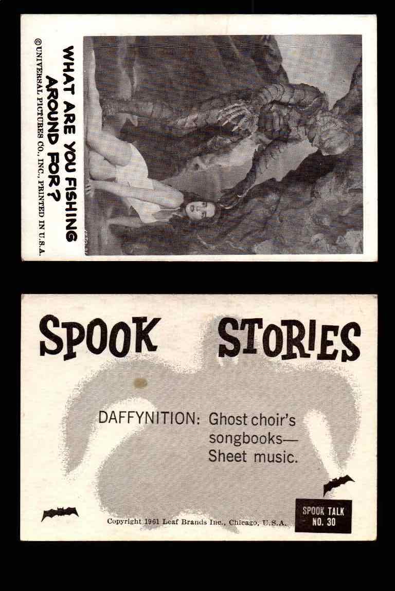 1961 Spook Stories Series 1 Leaf Vintage Trading Cards You Pick Singles #1-#72 #30  - TvMovieCards.com