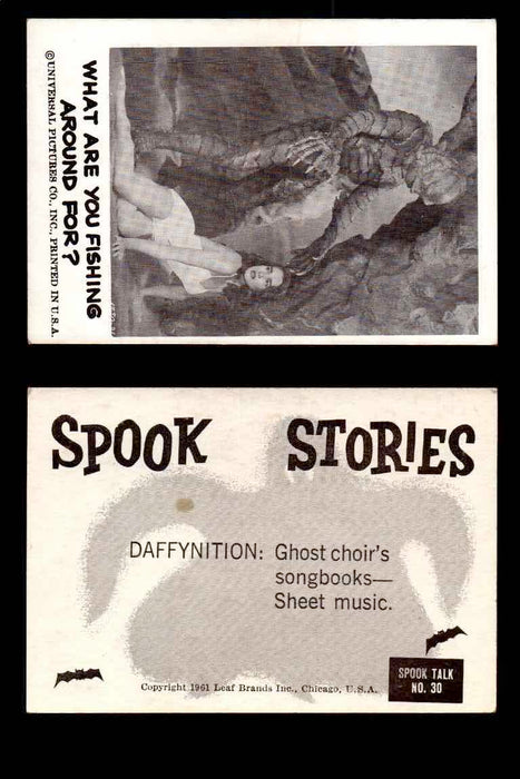 1961 Spook Stories Series 1 Leaf Vintage Trading Cards You Pick Singles #1-#72 #30  - TvMovieCards.com