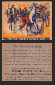 Wild West Series Vintage Trading Card You Pick Singles #1-#49 Gum Inc. 1933 30   Celebrating  - TvMovieCards.com