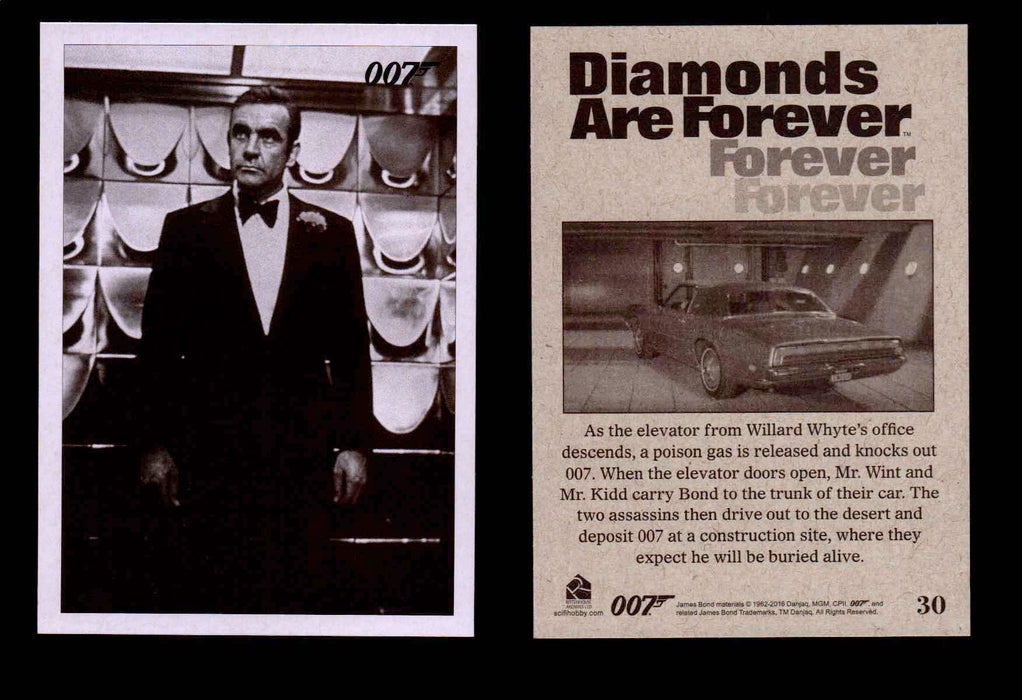James Bond Archives Spectre Diamonds Are Forever Throwback Single Cards #1-48 #30  - TvMovieCards.com