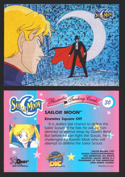 1997 Sailor Moon Prismatic You Pick Trading Card Singles #1-#72 No Cracks 30   Enemies Square Off  - TvMovieCards.com