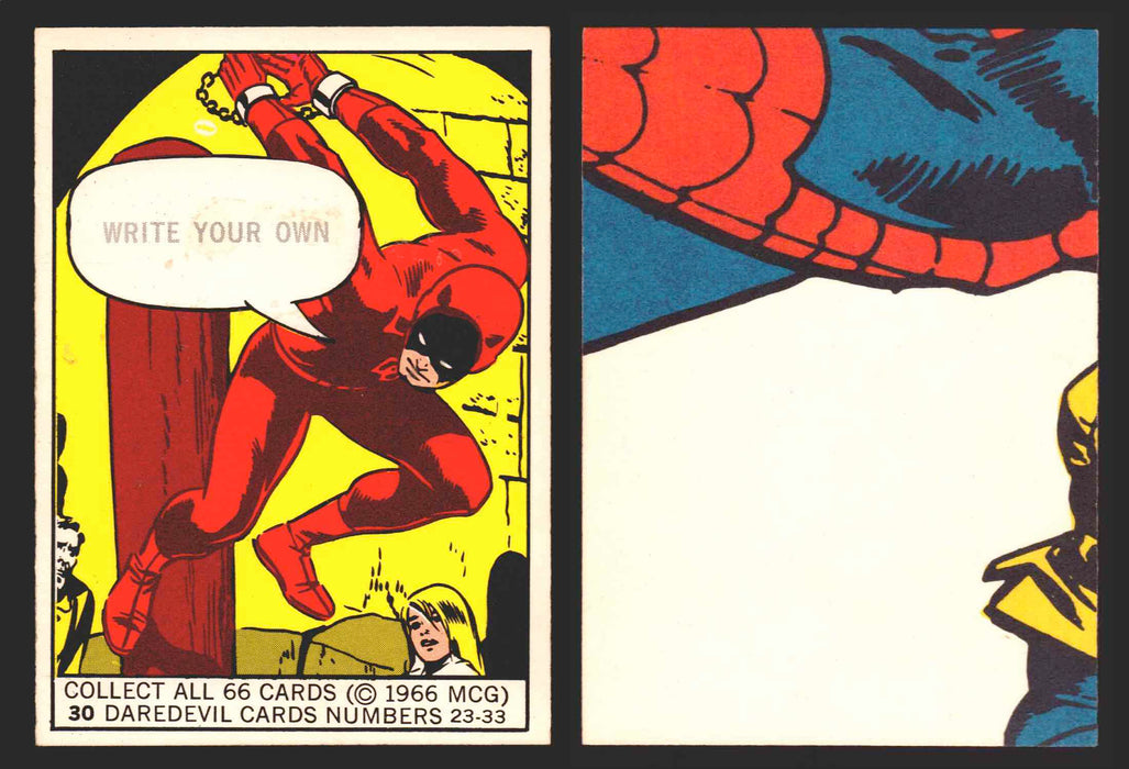 1966 Marvel Super Heroes Donruss Vintage Trading Cards You Pick Singles #1-66 #30  - TvMovieCards.com