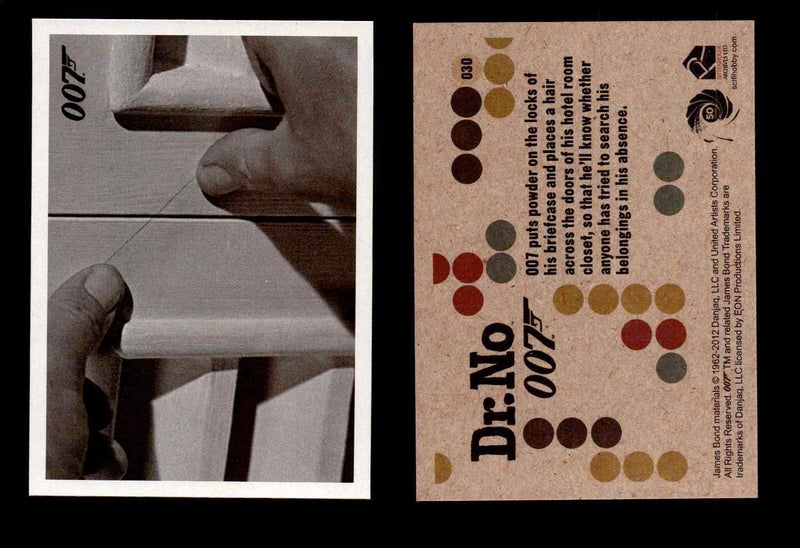 James Bond 50th Anniversary Series Dr. No You Pick Single Cards #1-65 #30  - TvMovieCards.com