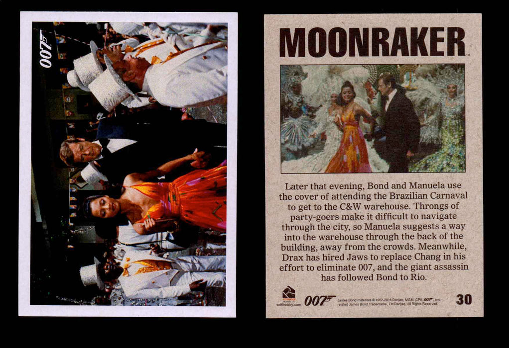 James Bond Archives Spectre Moonraker Movie Throwback U Pick Single Cards #1-61 #30  - TvMovieCards.com