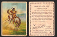 1910 T73 Hassan Cigarettes Indian Life In The 60's Tobacco Trading Cards Singles #30 A Mean Cayuse  - TvMovieCards.com