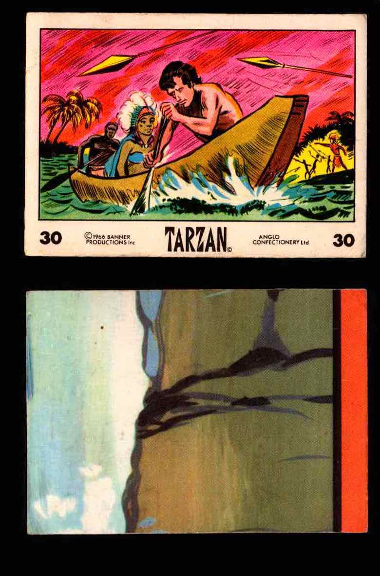 1966 Tarzan Banner Productions Vintage Trading Cards You Pick Singles #1-66 #30  - TvMovieCards.com