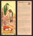 1924 Patterson's Bird Chocolate Vintage Trading Cards U Pick Singles #1-46 30 Hummingbird (Ruby Throat)  - TvMovieCards.com
