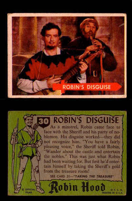 1957 Robin Hood Topps Vintage Trading Cards You Pick Singles #1-60 #30  - TvMovieCards.com