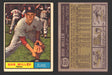 1961 Topps Baseball Trading Card You Pick Singles #300-#399 VG/EX #	314 Bob Miller - St. Louis Cardinals  - TvMovieCards.com