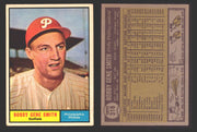 1961 Topps Baseball Trading Card You Pick Singles #300-#399 VG/EX #	316 Bobby Gene Smith - Philadelphia Phillies  - TvMovieCards.com