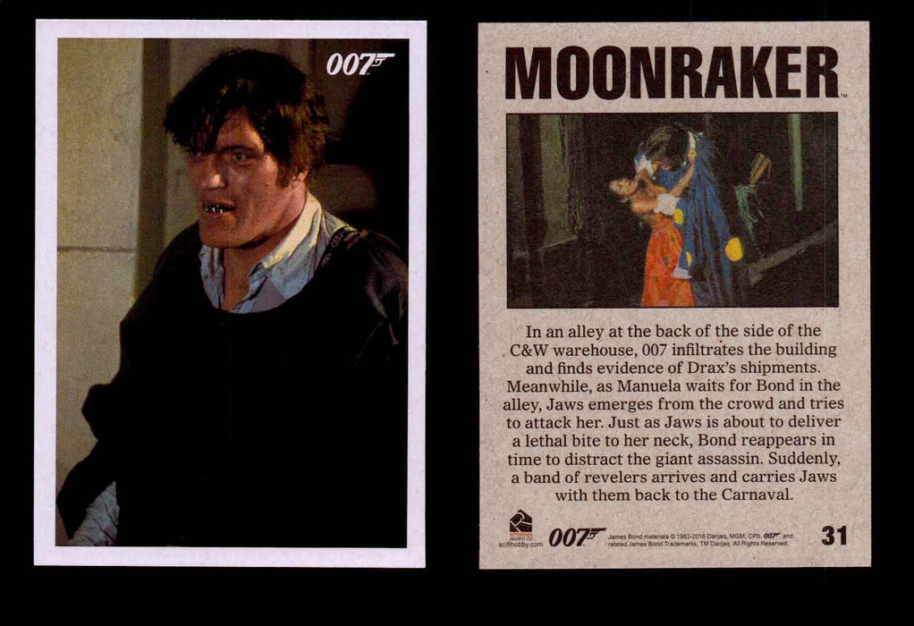 James Bond Archives Spectre Moonraker Movie Throwback U Pick Single Cards #1-61 #31  - TvMovieCards.com