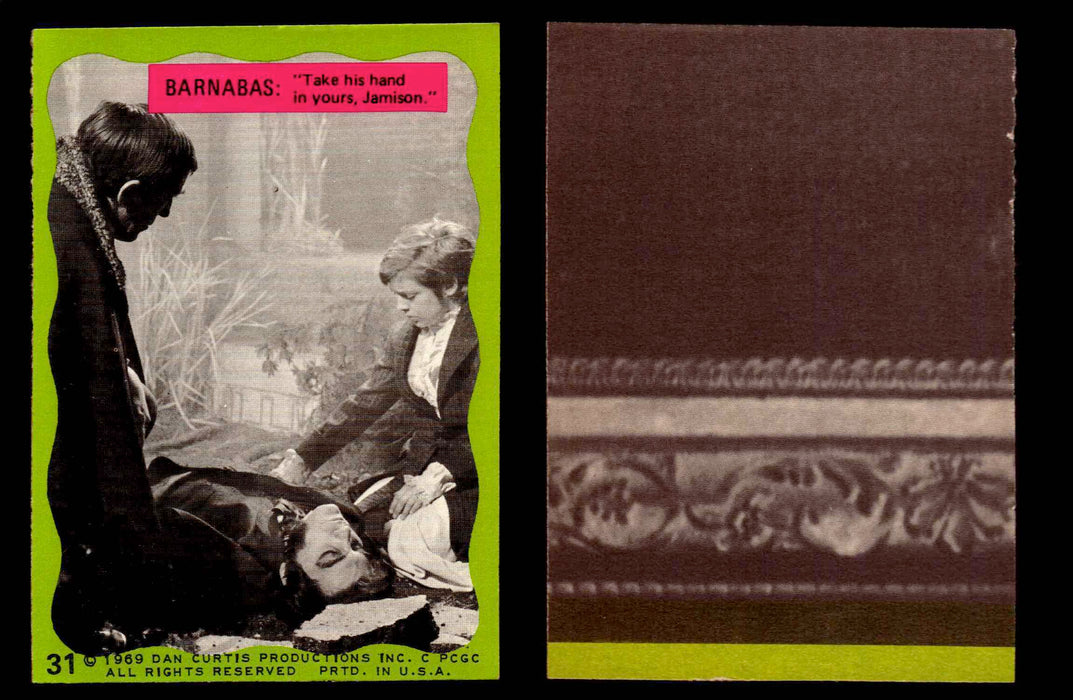 Dark Shadows Series 2 (Green) Philadelphia Gum Vintage Trading Cards You Pick #31  - TvMovieCards.com